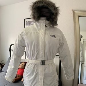 North Face White Ski Jacket
